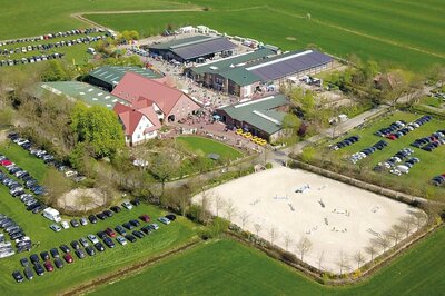 Aerial view of the open day with hall opening 2009