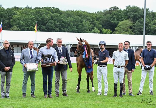 OS-Siegerstute Lady Grande von Casino Grande aus der Lady Heida II von Landor S - Contender | Züchter: Gerd Sosath, Lemwerder