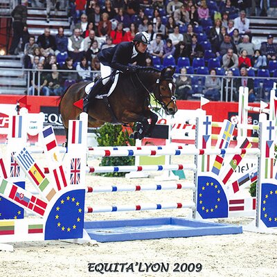 Successful at international shows: Gyulia Bartus with Landora by Landor S - Acord II 